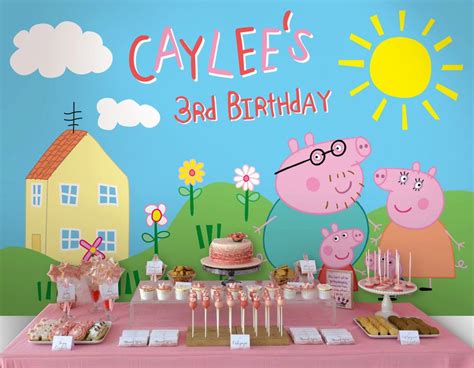 Peppa Pig Birthday Party Planning, Ideas & Supplies | Pig party, Pig ...