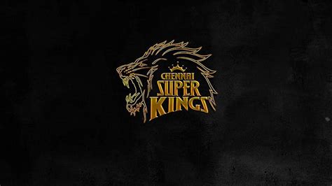 1080P free download | Chennai Super Kings Logo In Black Background ...