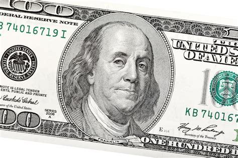 Premium Photo | Detail of ben franklin on the 100 dollar bill. high ...