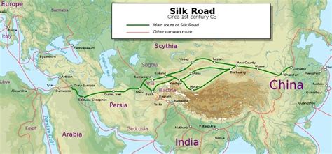 The Silk Road: Map and Summary of the Trade Route