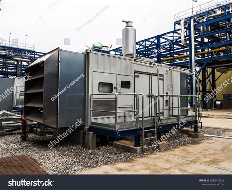 Emergency Diesel Generator Power Plant Stock Photo 1030043932 ...