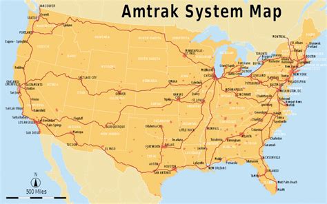 Map Of Route Of Amtrak Pacific Surfliner Train. Pacific Surfliner ...