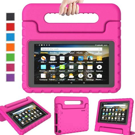 Kids Stand Case Cover for Amazon Kindle Fire 7 / Fire HD 8 Tablet ...