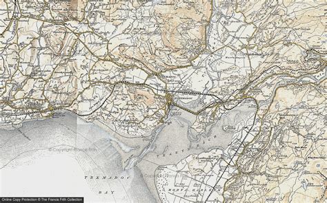 Old Maps of Welsh Highland Heritage Railway, Gwynedd