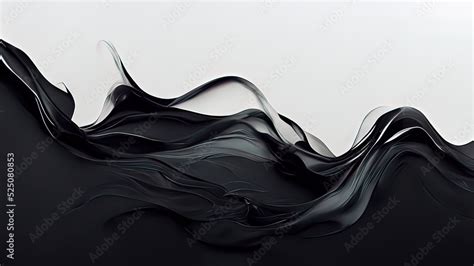 Black and white abstract paint brush wallpaper. 4k background with ...