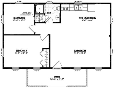 Image result for 24x40 floor plans | Two bedroom floor plan, Bedroom ...