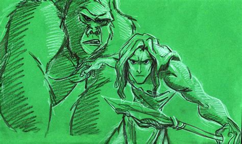 Tarzan and Kerchak - Walt Disney's Tarzan Fan Art (34569527) - Fanpop