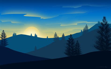 2880x1800 Sunrise Landscape Minimalism 5k Macbook Pro Retina ,HD 4k ...