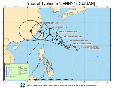 Typhoon Jenny intensifies; rainy weekend expected in Luzon, Metro Manila