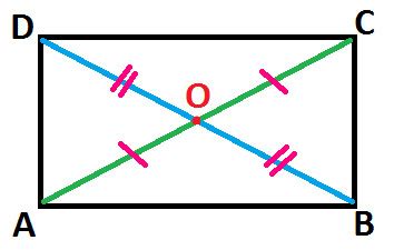 Diagonals of rectangle at Algebra Den