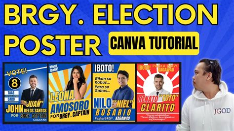 BRGY. ELECTION POSTER DESIGN GAMIT ANG FREE CANVA ACCOUNT | CANVA ...