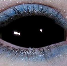 Black Contact Lenses, Full Eye, All Black Sclera, Pure Solid, Pitch ...