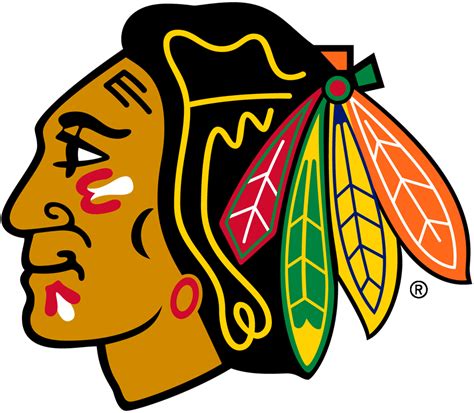 Chicago Blackhawks Primary Logo - National Hockey League (NHL) - Chris ...