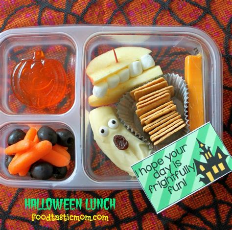 Halloween Lunch and Notes - Foodtastic Mom