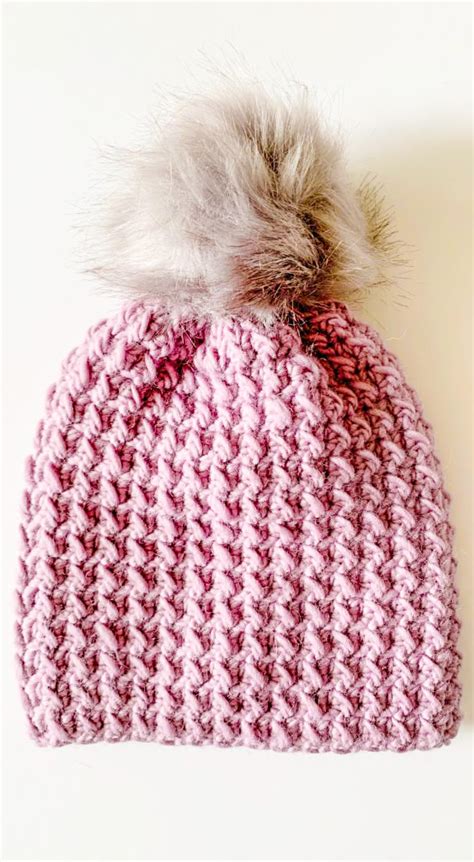 Beginner Crochet Dreamy Winter Hat Free Pattern