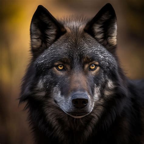 Black Timber Wolf Nature Photography Digital Print Download Close-up ...