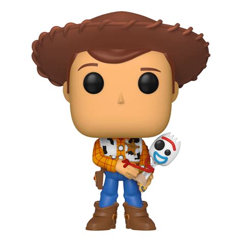 Disney Toy Story 4 Funko POP! Vinyl #535 Sheriff Woody Holding Forky ...