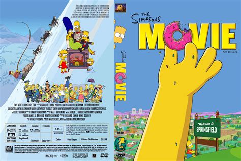 The Simpsons Movie Widescreen DVD US CUSTOM | DVD Covers | Cover ...