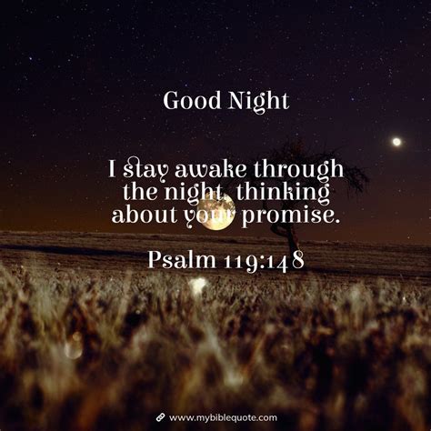 Good Night Images with Scripture: Find Comfort and Peace in God's Word!