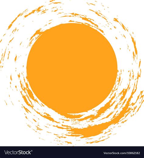 Isolated sun logo design template abstract Vector Image