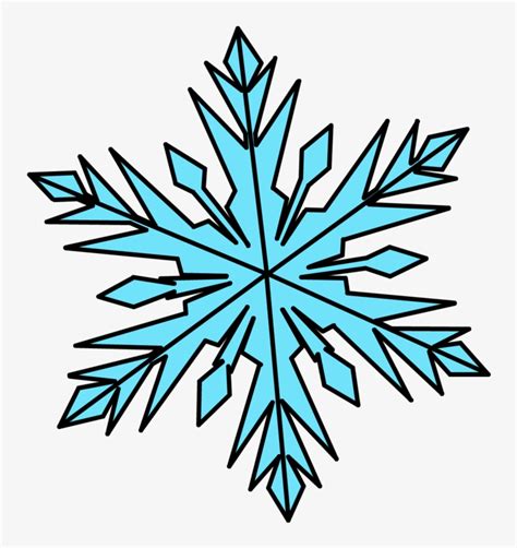 Frozen Snowflake Template