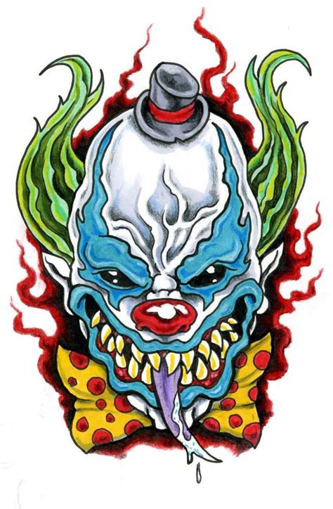 Evil Clown by scottkaiser | Evil clowns, Clown tattoo, Evil clown tattoos