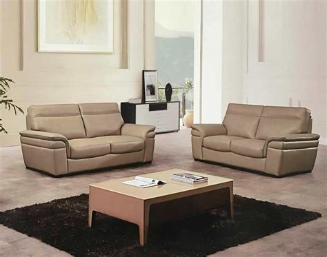 Italian Tan Leather Sofa Set AEK-20TN | Leather Sofas