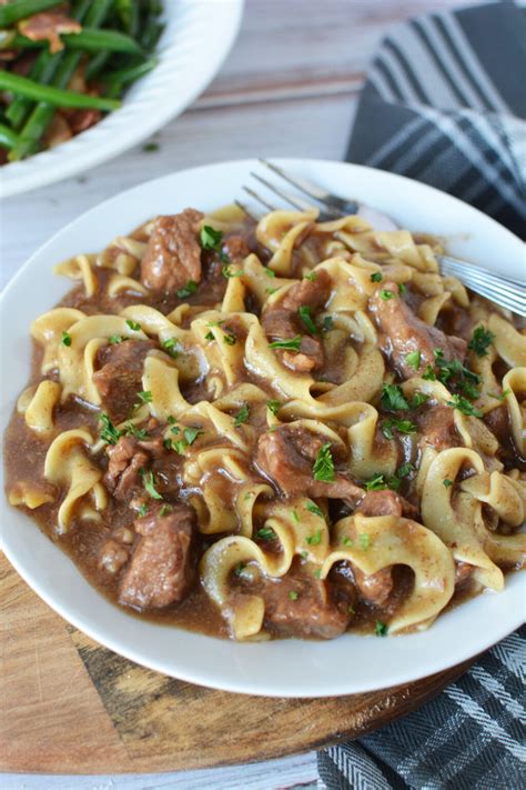 Crock Pot Beef With Noodles Recipe