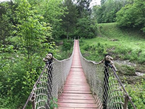 6 Swinging Bridge Trails In Ohio That Are Fun To Hike