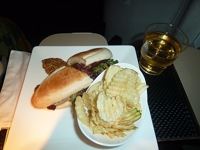 Etihad Airways inflight meals SYD AUH - Sept 2013