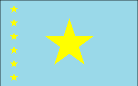 Flag of Congo, Democratic Republic of the