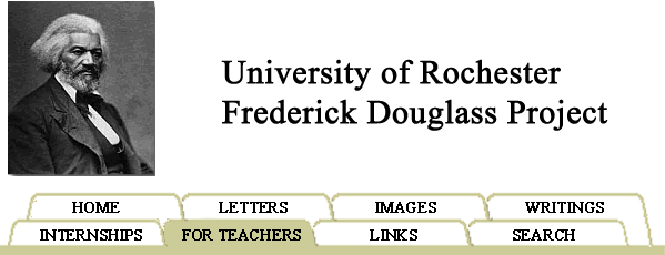 Frederick Douglass Project site menu