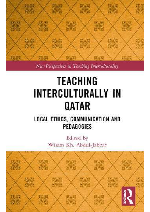 First page of “Teaching Interculturally in Qatar: Local Ethics, Communication, and Pedagogies.”