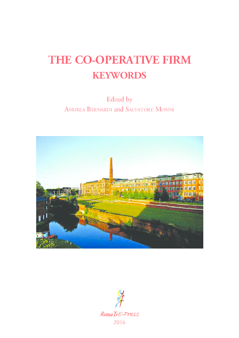 First page of “THE CO-OPERATIVE FIRM KEYWORDS Edited by”