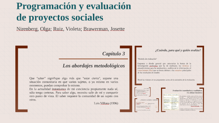 Programación y evaluación de proyectos sociales by Hadit Hdz on Prezi