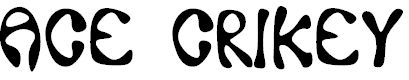 Free Font Ace Crikey