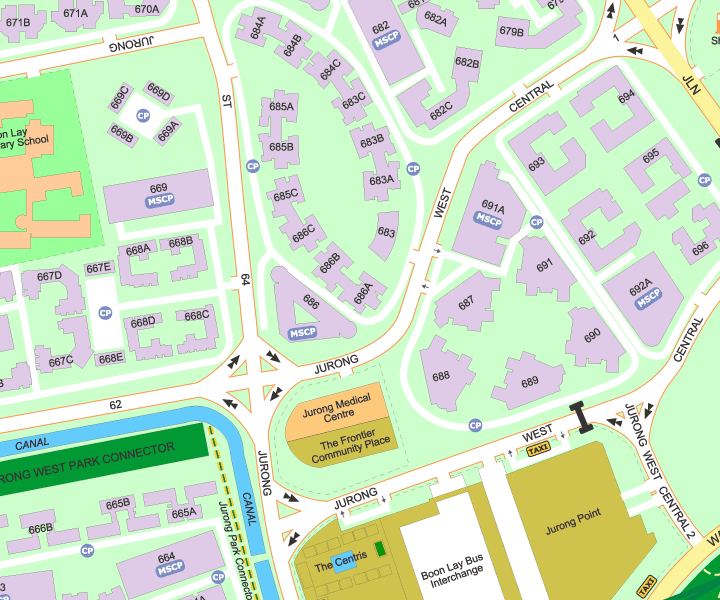 Jurong West Map