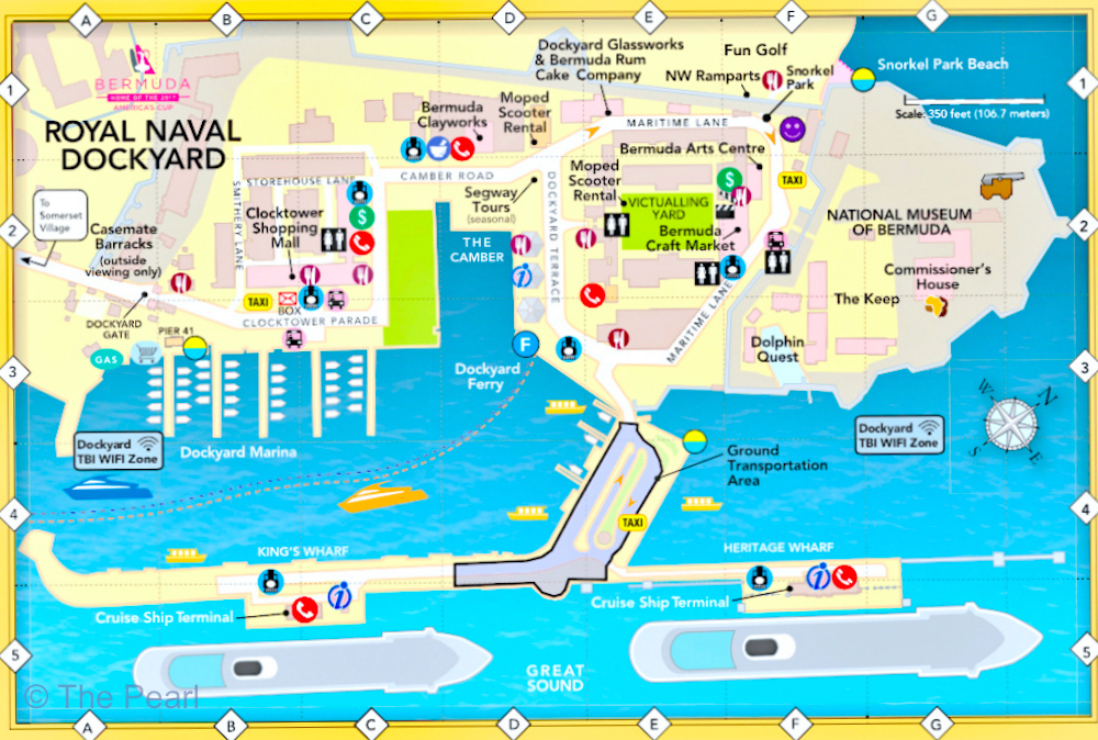 Royal Naval Dockyard Map