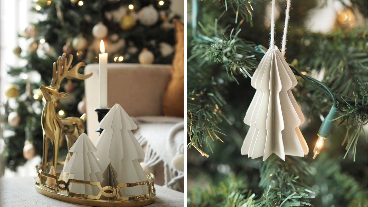 DIY Paper decorations {12 Crafts of Christmas} | Dove Cottage