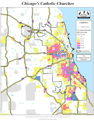 Mapping For Justice: Chicago's Catholic Churches