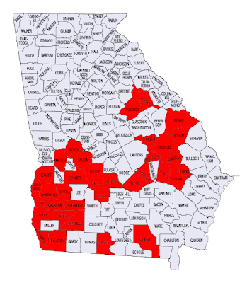 Peanut Politics: Georgia has one of the largest areas of severe poverty ...