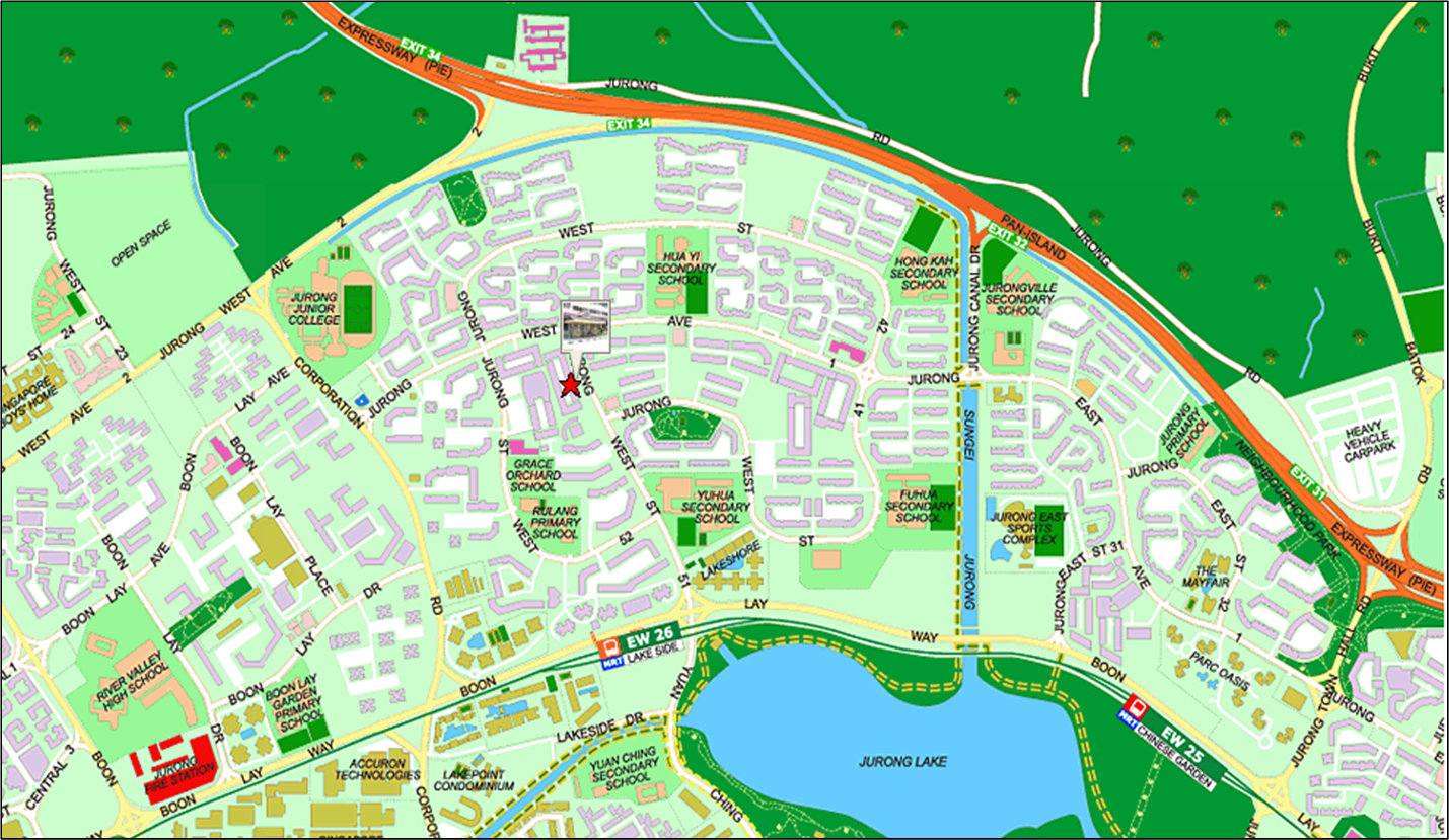 Jurong West Map