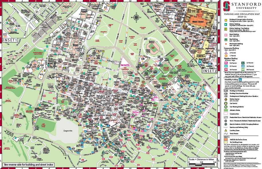 Stanford University Campus Map