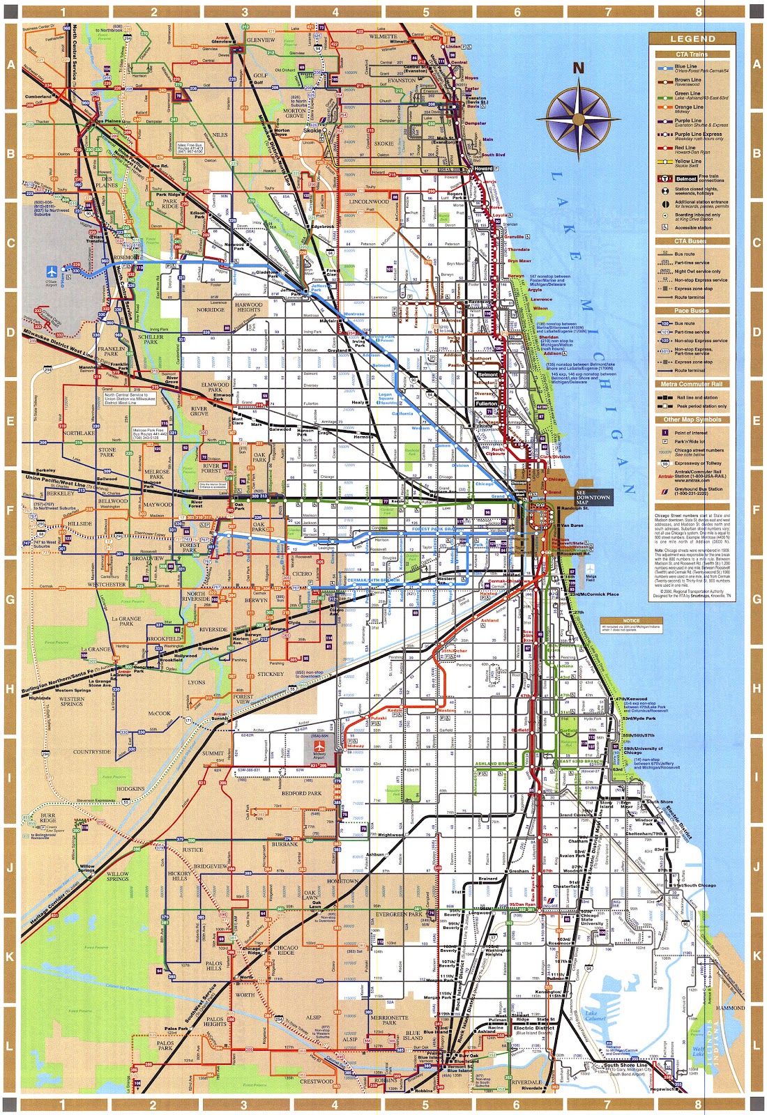 Chicago Usa Map States