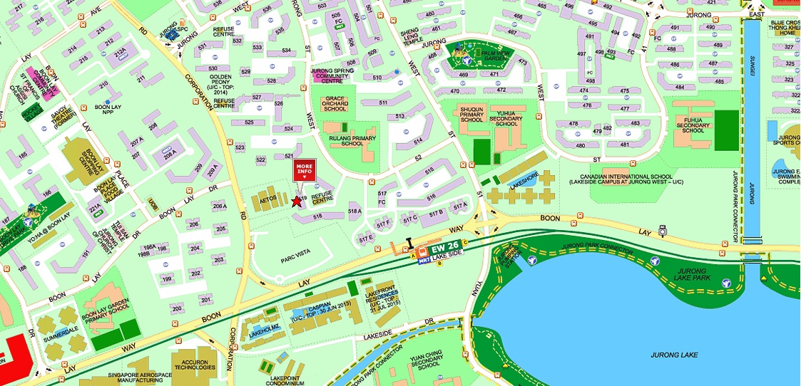 Jurong West Map