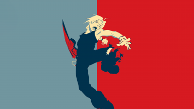 Edward Elric, Minimalist, 5K, Fullmetal Alchemist