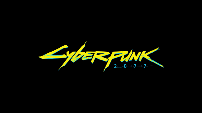 Cyberpunk 2077, Logo, AMOLED, 5K, Black background