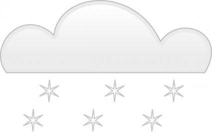 Snowfall clip art