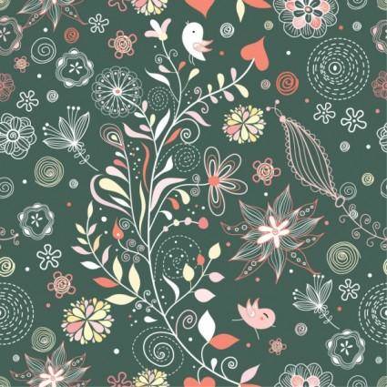 Elegant pattern illustration background 02 vector