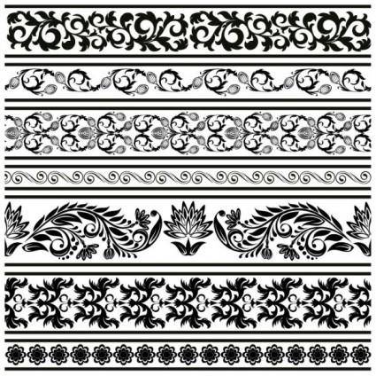 Classic lace pattern 09 vector